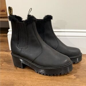 Dr. Martens Rometty Faux Fur Lined Chelsea Boots, 39